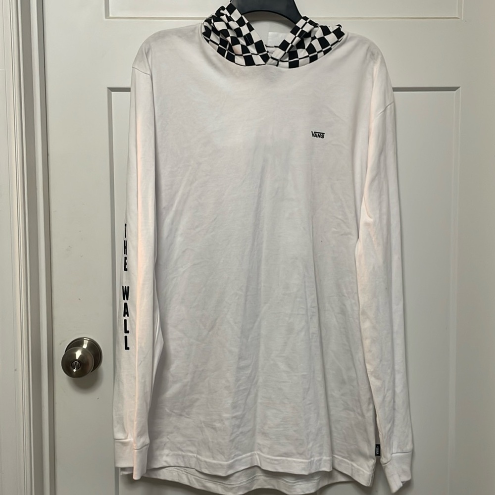 EUC. Vans, long sleeve hooded t-shirt. Mens size X-Large.